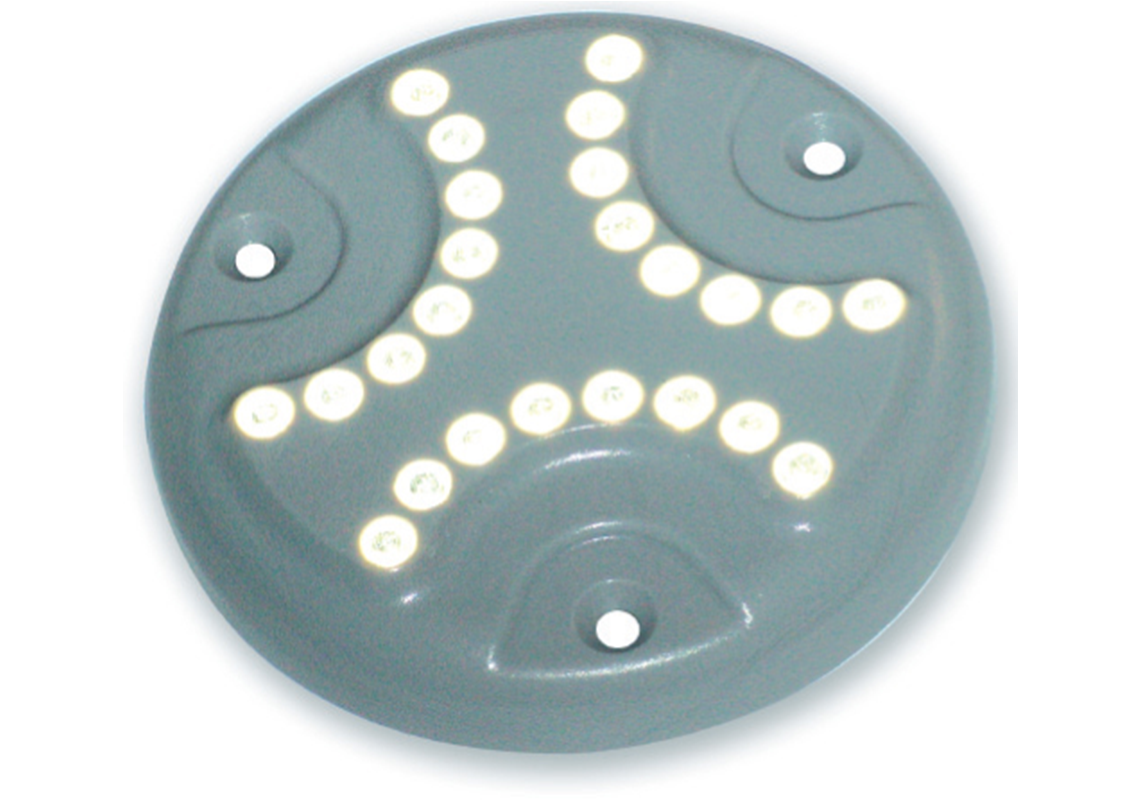 Spot 24 LED 24Vdc pour éclairage intérieur bus/cars